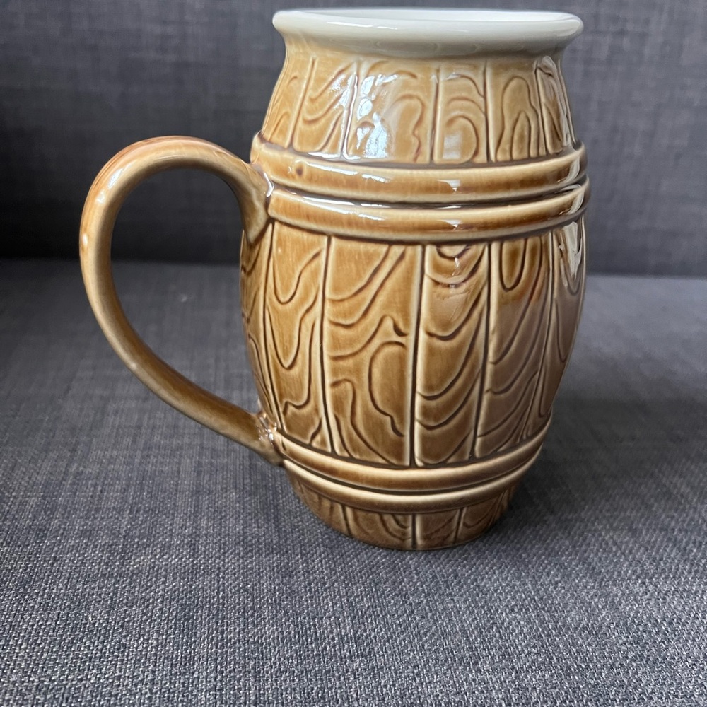 Rustic Brown Ceramic Mug vintage